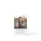 Celebration of Life Photo Memorial Prayer Card