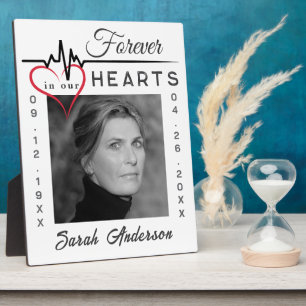 Celebration of Life Photo Table Sign Memorial Plaque
