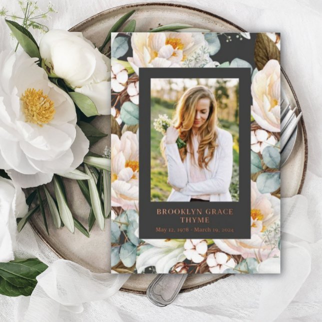 Celebration of Life Program Real Foil Headline (Creator Uploaded)