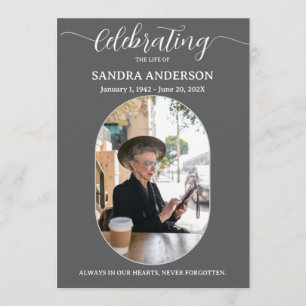 Celebration of Life Programs – Forever In Our Hear Programme