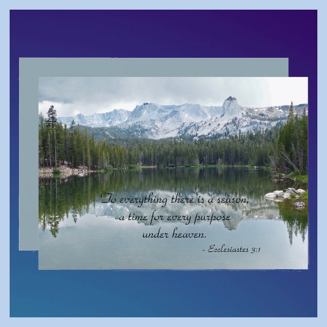 Celebration of Life To Everything There Is Season Invitation (Creator Uploaded)