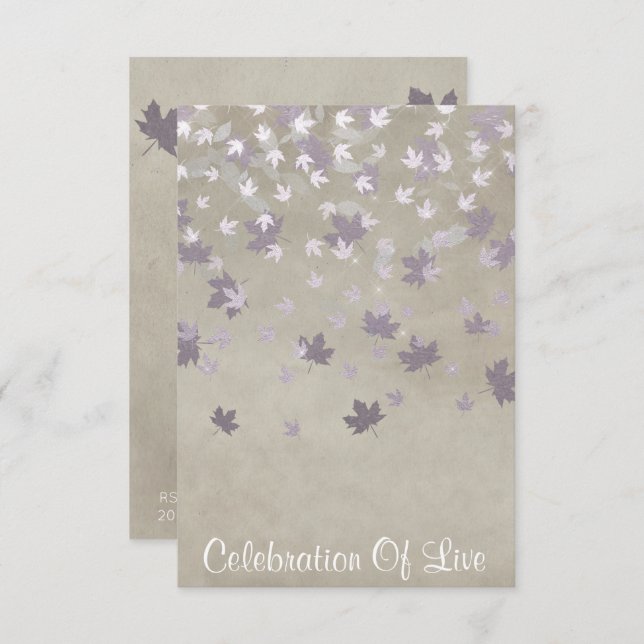 Celebration of Live Invitation Vip Silver (Front/Back)