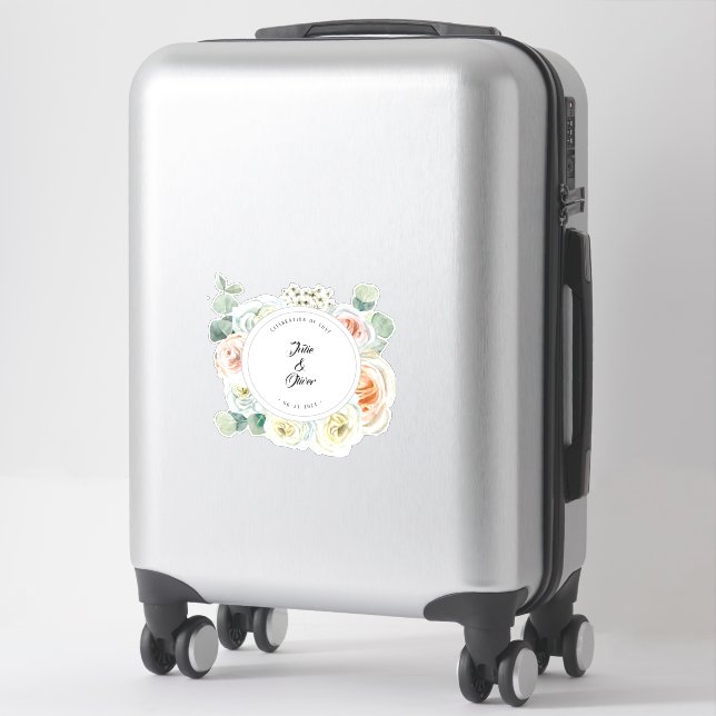 "Celebration of love" name date  (Suitcase)