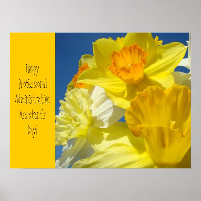 Celebration Posters Happy Professional Assistants (Front)