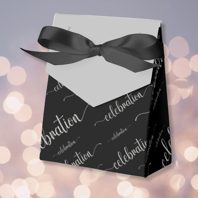 Celebration Script Pattern Favour Box (Creator Uploaded)