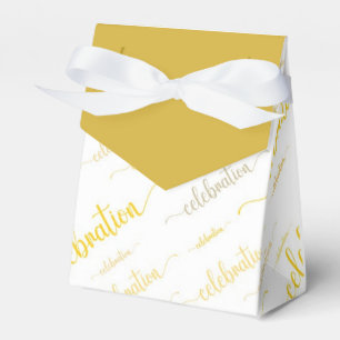 Celebration script pattern Favour Box