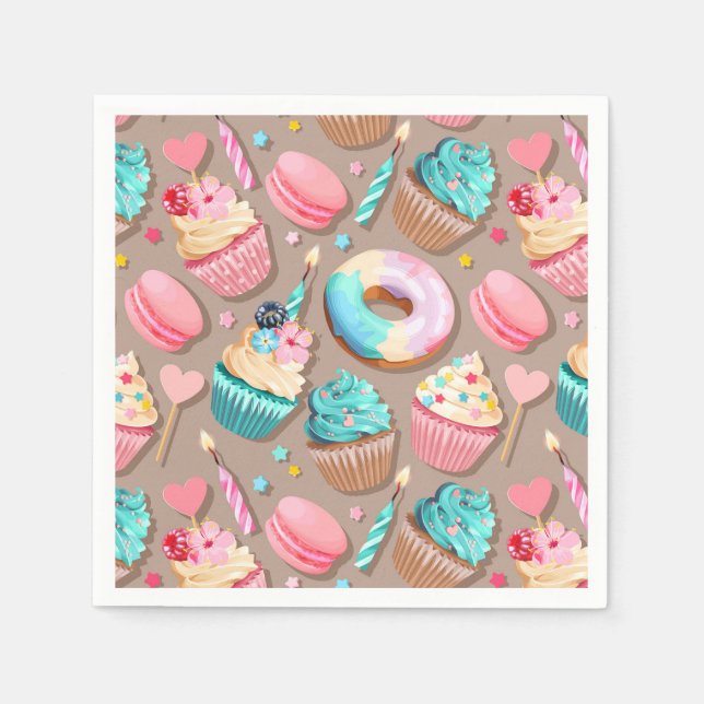 Celebration Sweet Desserts Napkin (Front)