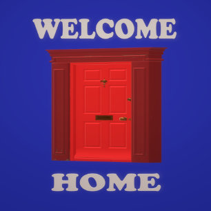 Celebration with a pink mosaic design tile