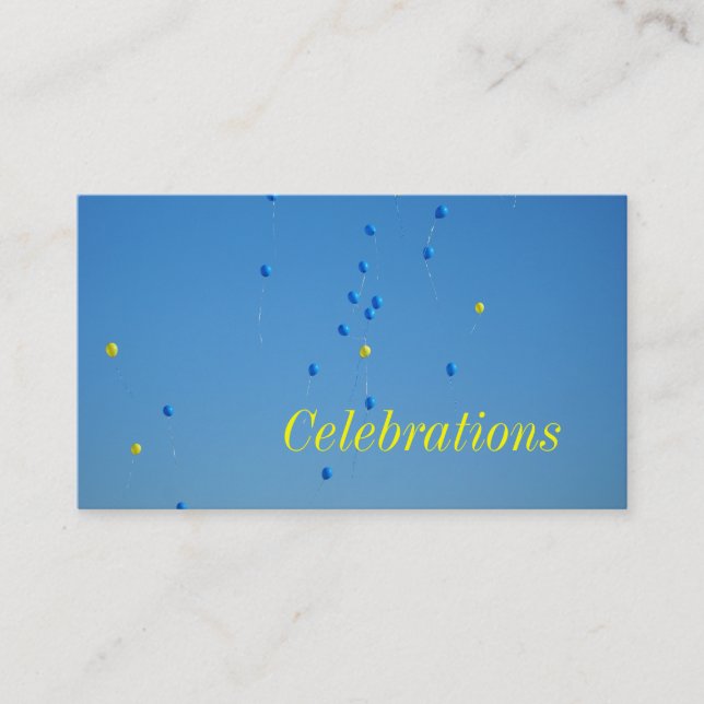 Celebrations Business Card (Front)