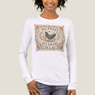 Celebratory DE Blue-Coloured Gamecock-Chickens Tri-Blend Shirt