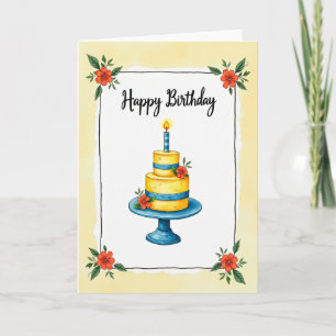 Celebratory Dessert Card