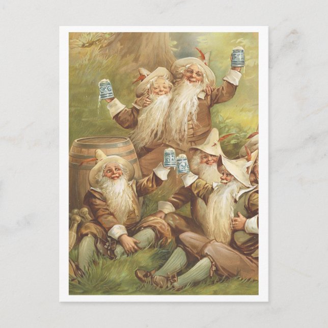 Celebratory Gnomes Postcard (Front)