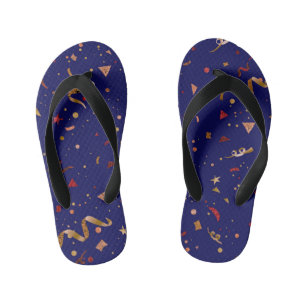 Celebratory Ornaments 7 Kid's Jandals