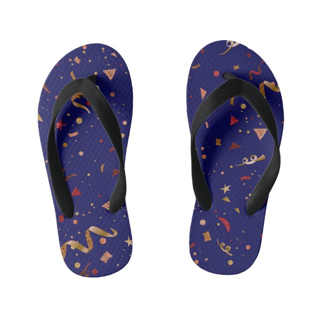 Celebratory Ornaments 7 Kid's Jandals (Footbed)