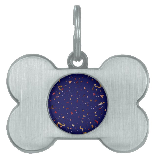 Celebratory Ornaments 7 Pet ID Tag (Front)