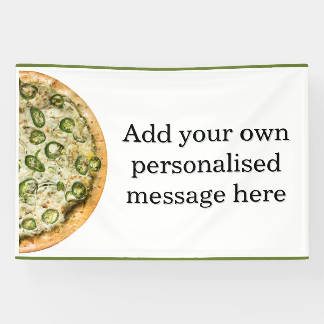 Celebratory Pizza Banner (Horizontal)