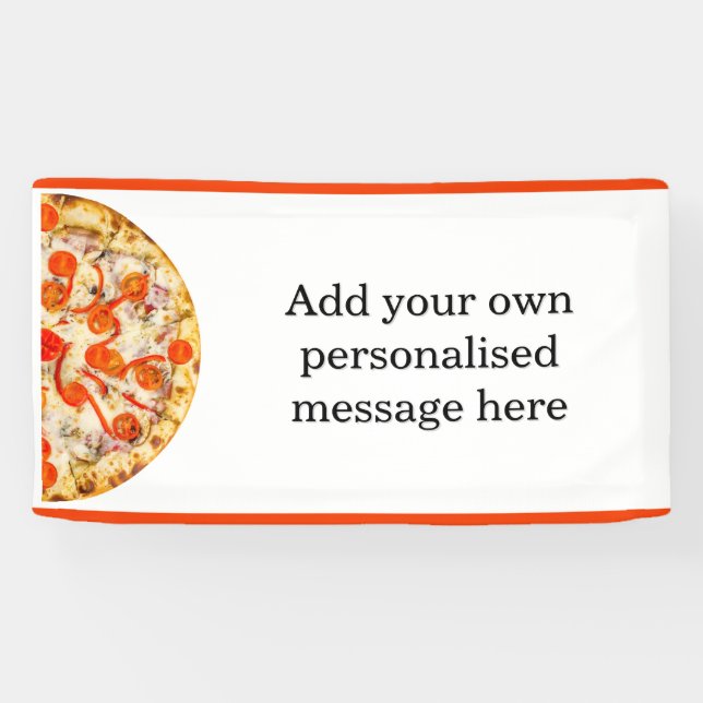 Celebratory Pizza Banner (Horizontal)