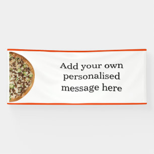 Celebratory Pizza Banner