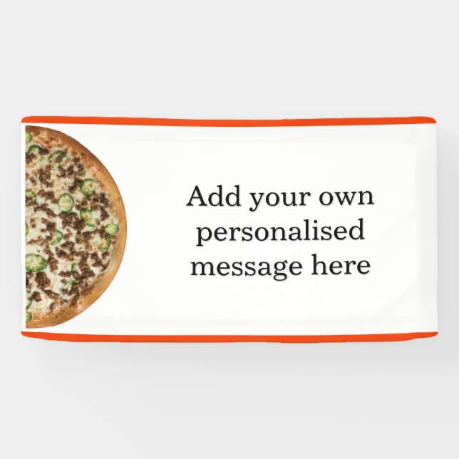 Celebratory Pizza Banner (Horizontal)