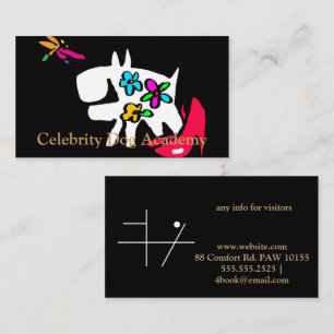 Celebrity Dog Academy Business Card