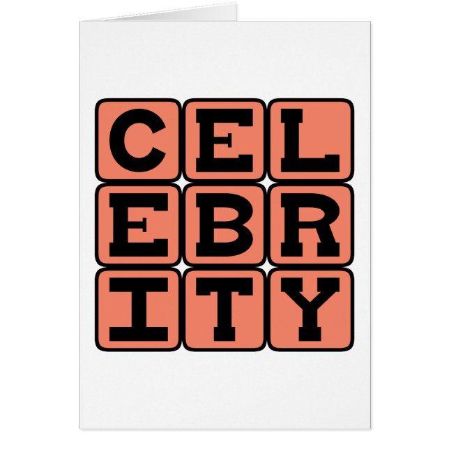 Celebrity, Famous Person (Front)