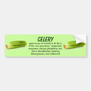 Celery bumper sticker