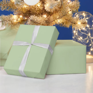 Celery Green. Elegant Solid Soft Colour Background Wrapping Paper