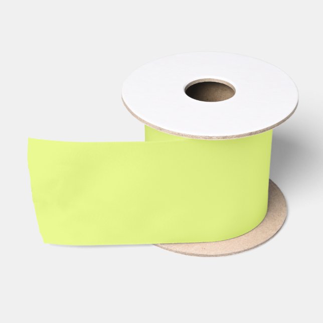 Celery Green Solid Colour Satin Ribbon (Spool)