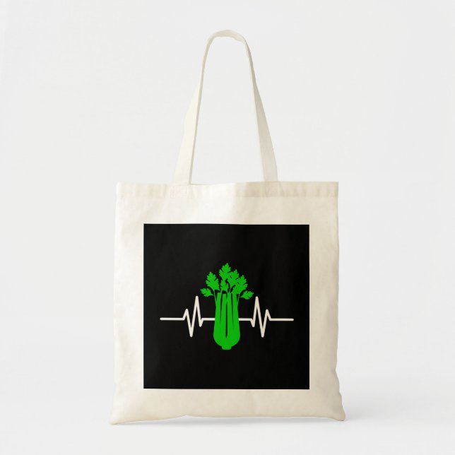 Celery Heartbeat  Tote Bag (Front)