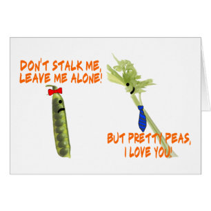 Celery Stalk And Pretty Peas