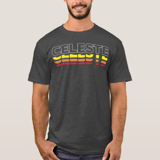 Celeste First Name Funny Vintage Sunset Celeste fa T-Shirt