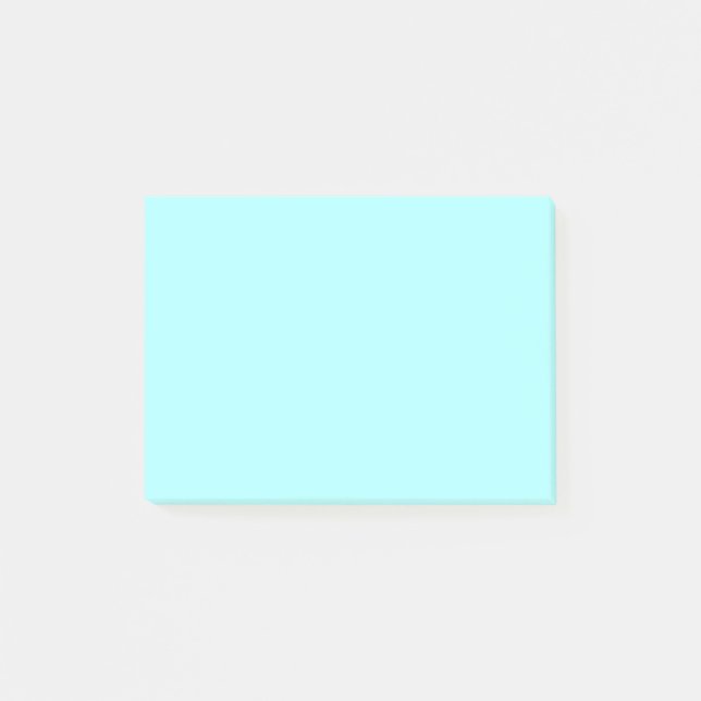 Celeste Solid Colour Post-it Notes (Front)