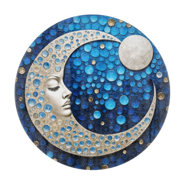 Celeste : Woman in the moon Cutting Board (Front)