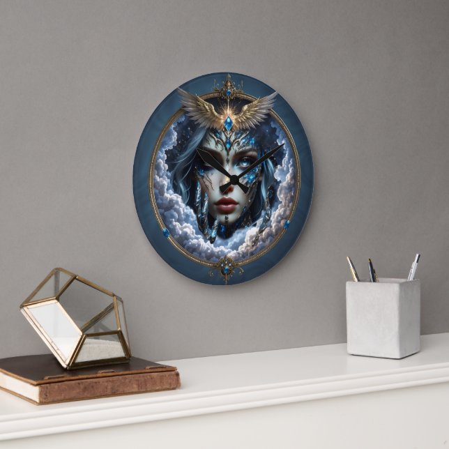 Celestia – Guardian of the Endless Sky.  Large Clock (Office)