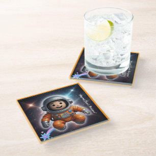 "Celestial Adventure" Glass Coaster