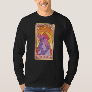 Celestial Aesthetic Triple Moon Wicca Witchy Tarot T-Shirt
