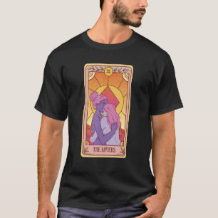 Celestial Aesthetic Triple Moon Wicca Witchy Tarot T-Shirt