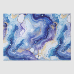 Celestial Agate   Abstract Galaxy Stone Pattern Tissue Paper