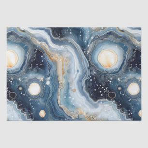 Celestial Agate Abstract Planetary Stone Tissue Paper