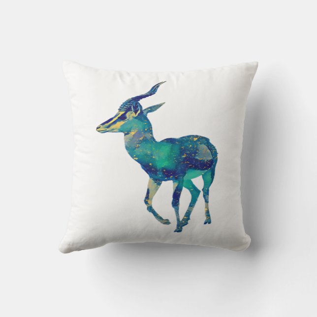 Celestial Antelope Cushion (Back)