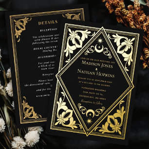 Celestial Art Nouveau Tarot Gothic Wedding 