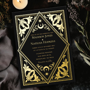 Celestial Art Nouveau Tarot Gothic Wedding