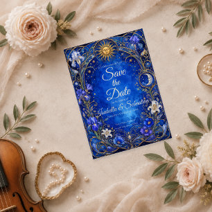 Celestial Art Nouveau Wedding Save The Date
