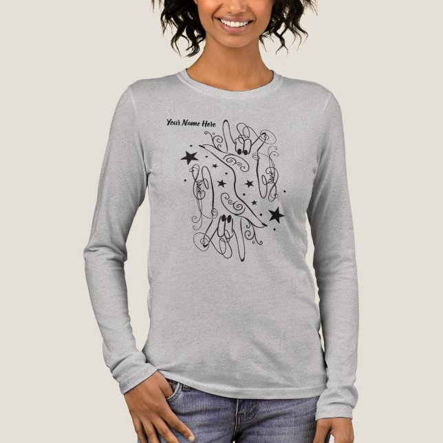 Celestial ASL Shirt - Personalisation (Front)
