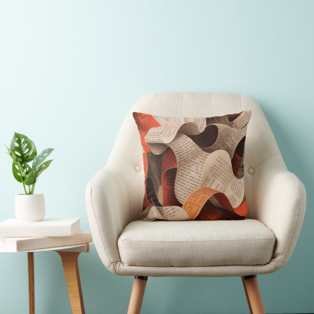 Celestial Astrology Pattern |Wrapping Paper Cushion (Chair)