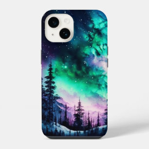 Celestial Aurora Borealis Northern Lights Vivid iPhone 14 Case