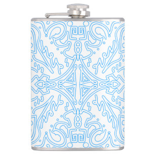 Celestial Azure Tide Hip Flask