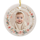 Celestial Baby First Christmas Personalised Photo
