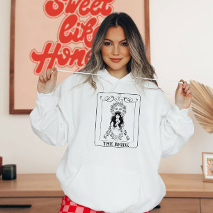 Celestial Bachelorette Bride Tarot Card Customised Hoodie