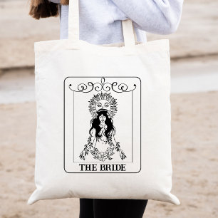 Celestial Bachelorette Bride Tarot Card Customised Tote Bag